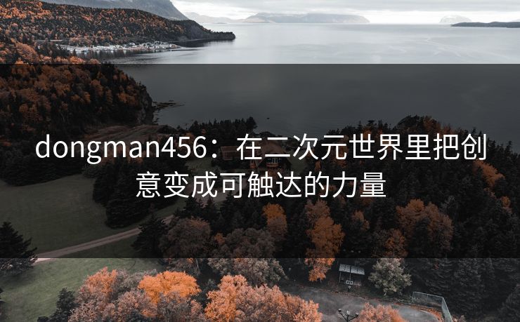 dongman456：在二次元世界里把创意变成可触达的力量